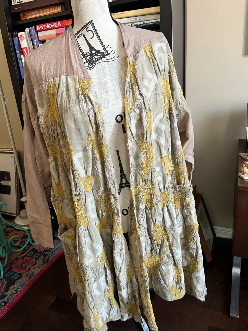 Gomme Textured Open Front Duster